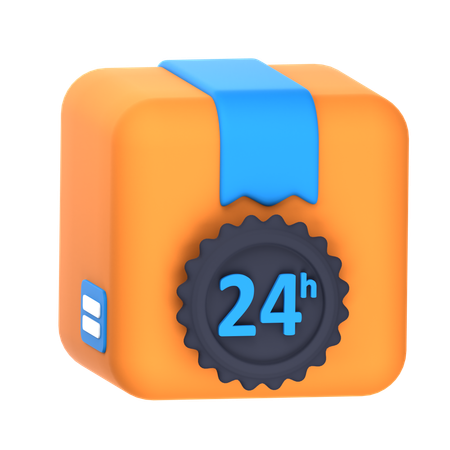 Servicio 24 Horas  3D Icon