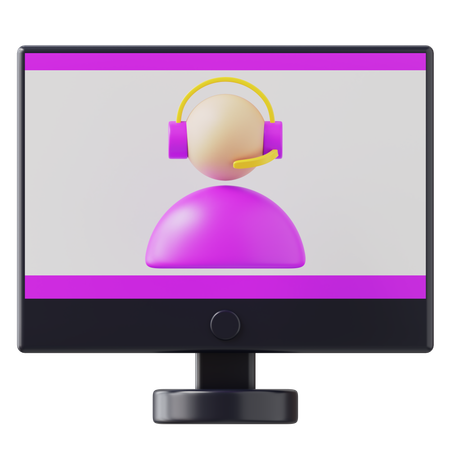 Servicio al cliente (2)  3D Icon