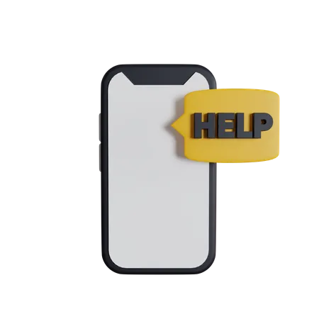 Servicio de ayuda  3D Icon