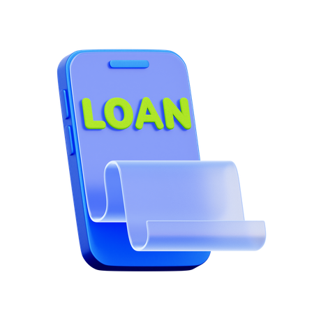 Servicio de consulta de préstamos  3D Icon