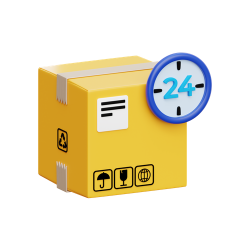 Servicio de entrega 24 horas  3D Icon