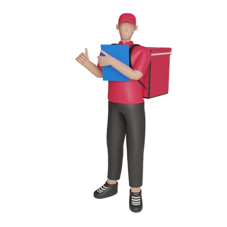 Servicio de entrega urgente  3D Illustration