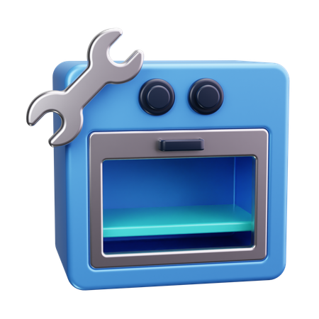 Servicio de horno  3D Icon