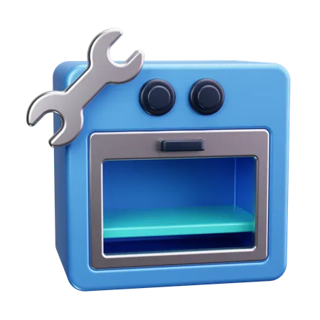 Servicio de horno  3D Icon