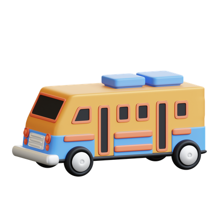 Servicio de transporte  3D Icon