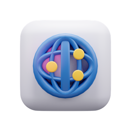 Servicio global  3D Icon