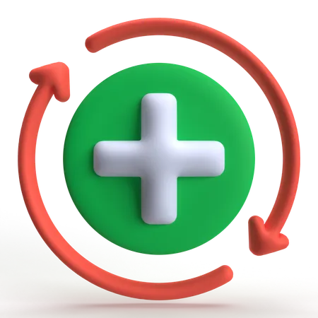 Servicio médico  3D Icon