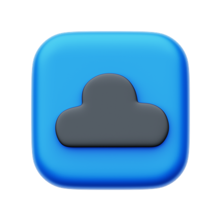 Servicios en la nube  3D Icon