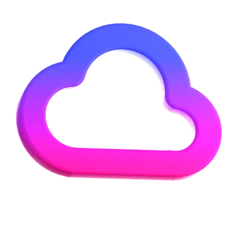 Servicios en la nube  3D Icon