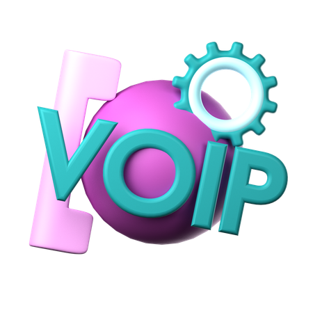 Servicios voip  3D Icon