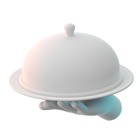 Serviço de comida  3D Icon