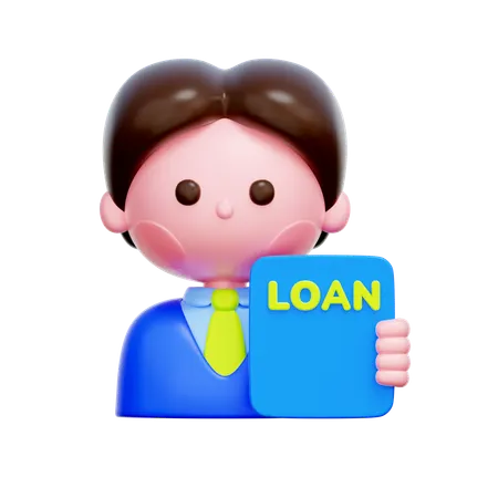 Serviço de consultoria de empréstimos  3D Icon