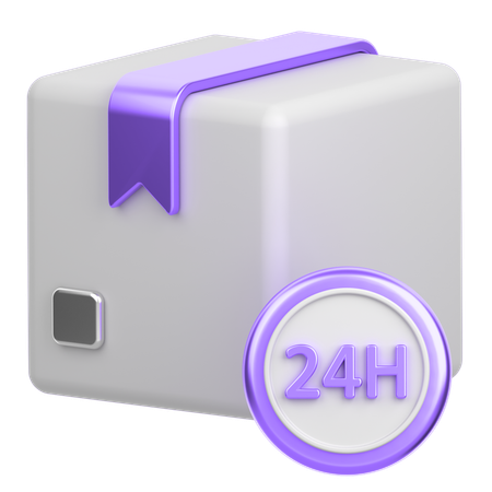 Serviço de entrega 24 horas  3D Icon