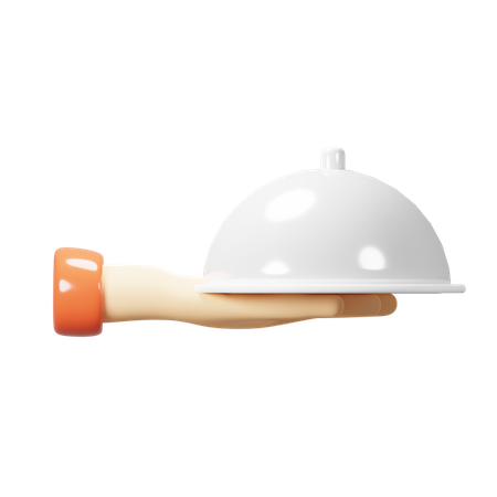 Serviço de entrega de comida  3D Icon