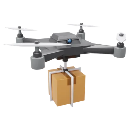 Serviço de entrega de drones  3D Icon