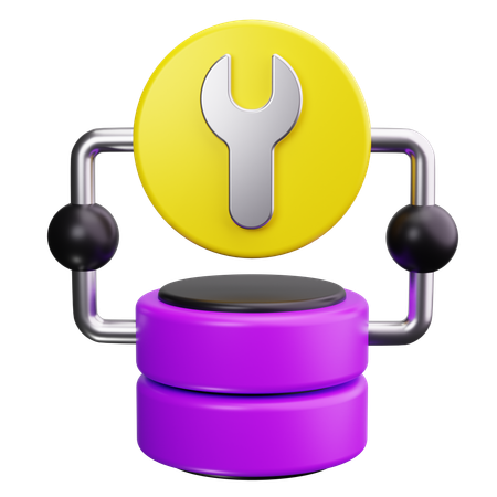 Serviço de servidor  3D Icon