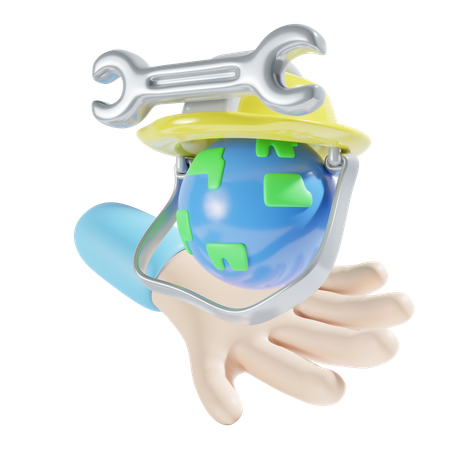 Serviço global  3D Icon