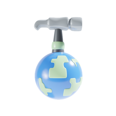Serviço global  3D Icon