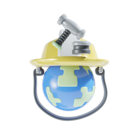 Serviço internacional  3D Icon
