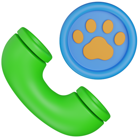 Serviço para animais de estimação  3D Icon