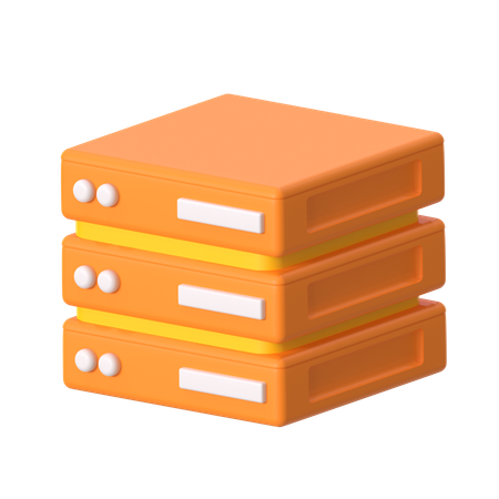 Servidor  3D Icon