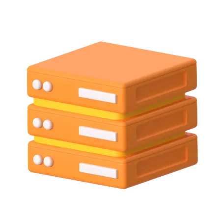 Servidor  3D Icon