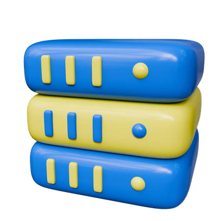 Servidor  3D Icon