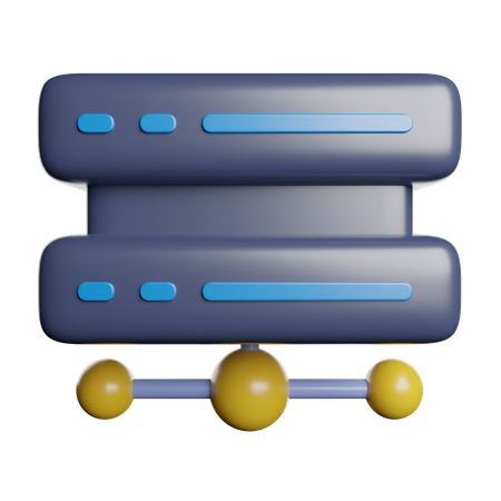 Servidor  3D Icon