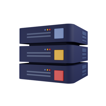 Servidor  3D Icon