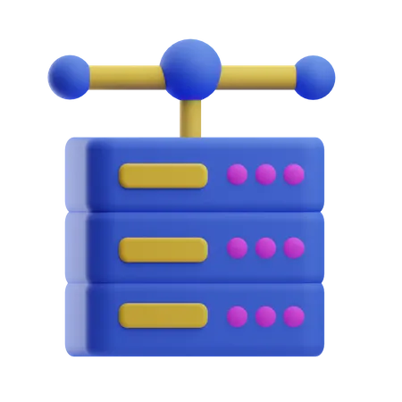 Servidor  3D Icon