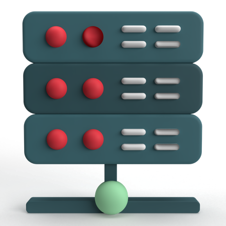 Servidor  3D Icon