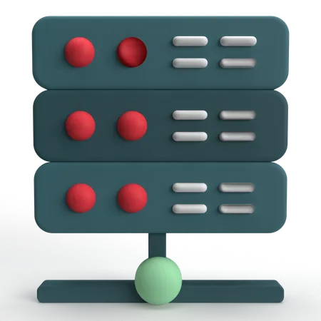 Servidor  3D Icon