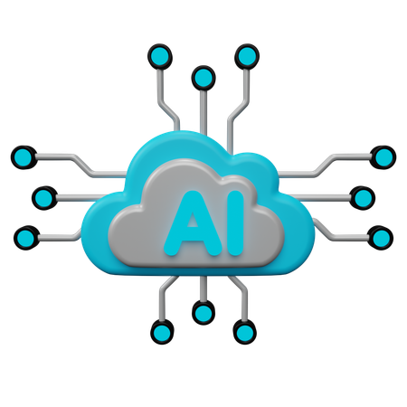 Servidor de IA  3D Icon