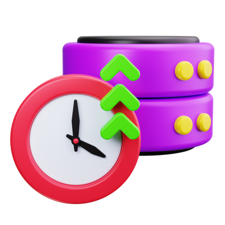 Backup do servidor  3D Icon