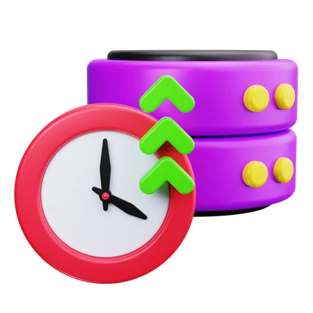 Backup do servidor  3D Icon