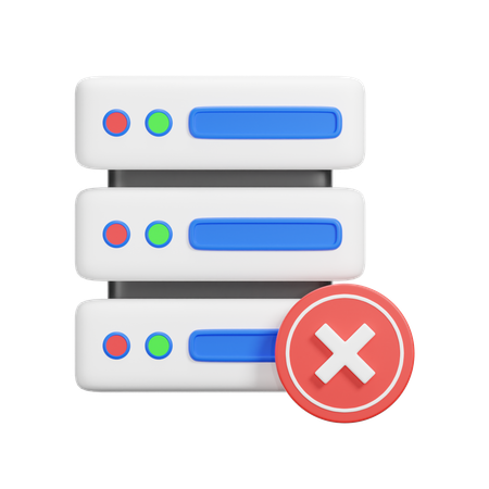 Servidor bloqueado  3D Icon