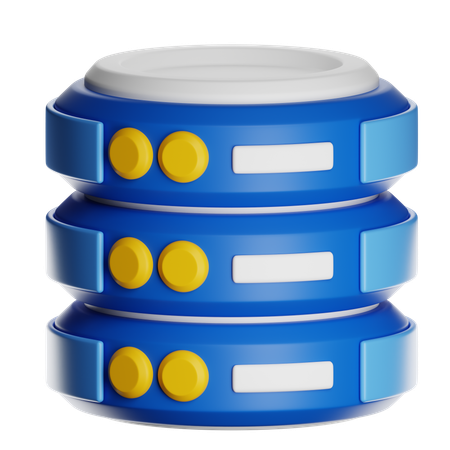 Servidor de banco de dados  3D Icon