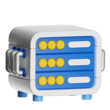 Servidor de banco de dados  3D Icon