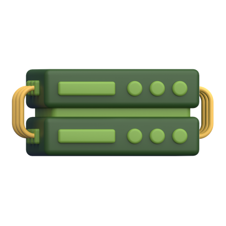 Servidor de banco de dados  3D Icon