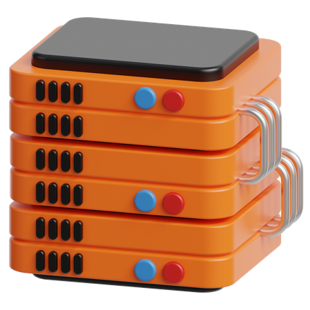 Servidor de banco de dados  3D Icon