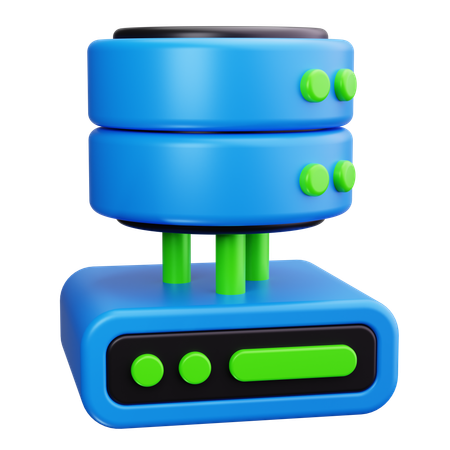 Servidor de base de datos  3D Icon