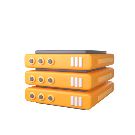 Servidor de base de datos  3D Icon
