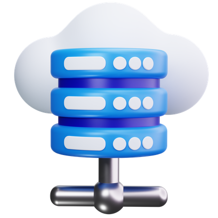 Servidor em nuvem  3D Icon
