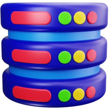 Servidor de pila  3D Icon