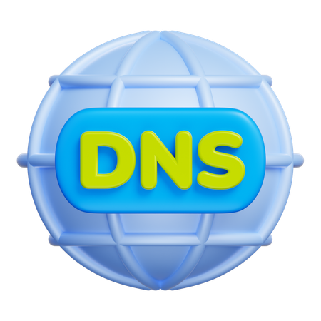 Servidor dns  3D Icon