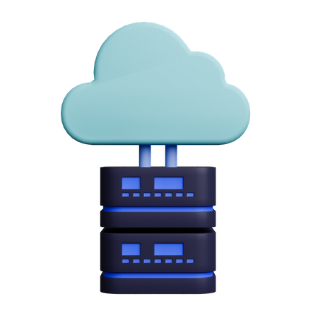 Servidor em nuvem  3D Icon