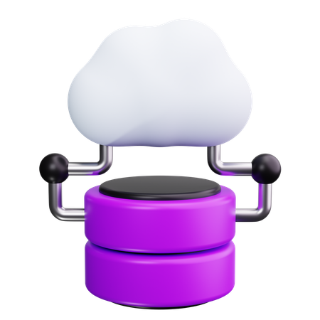 Servidor en la nube  3D Icon