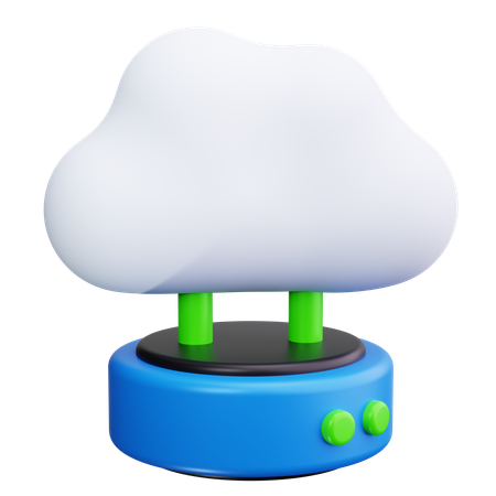 Servidor en la nube  3D Icon