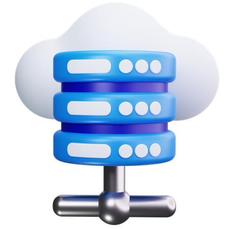 Servidor en la nube  3D Icon