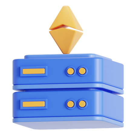 Servidor etéreo  3D Icon